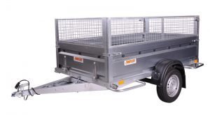 PKW-Anhänger  • Stahl • 750 kg • 2360x1290x450 mm • m. Stoßdämpfer